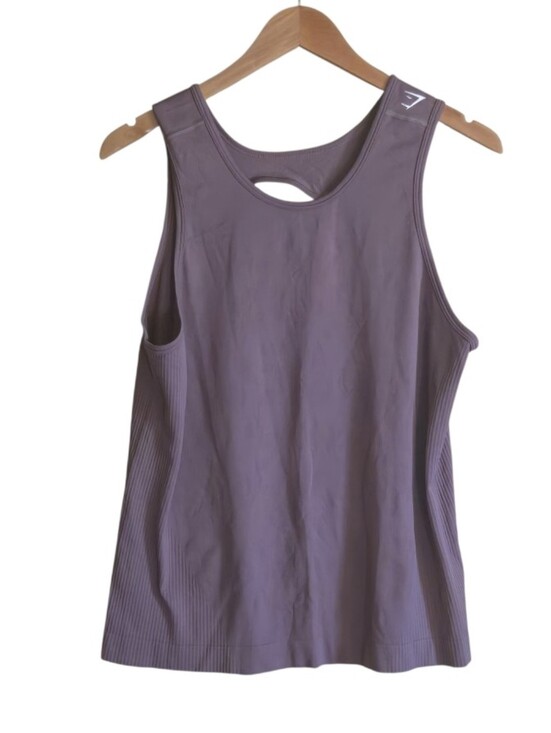 Gymshark Tops - Gymshark Cut-out Back Tank Top Mauve Lilac